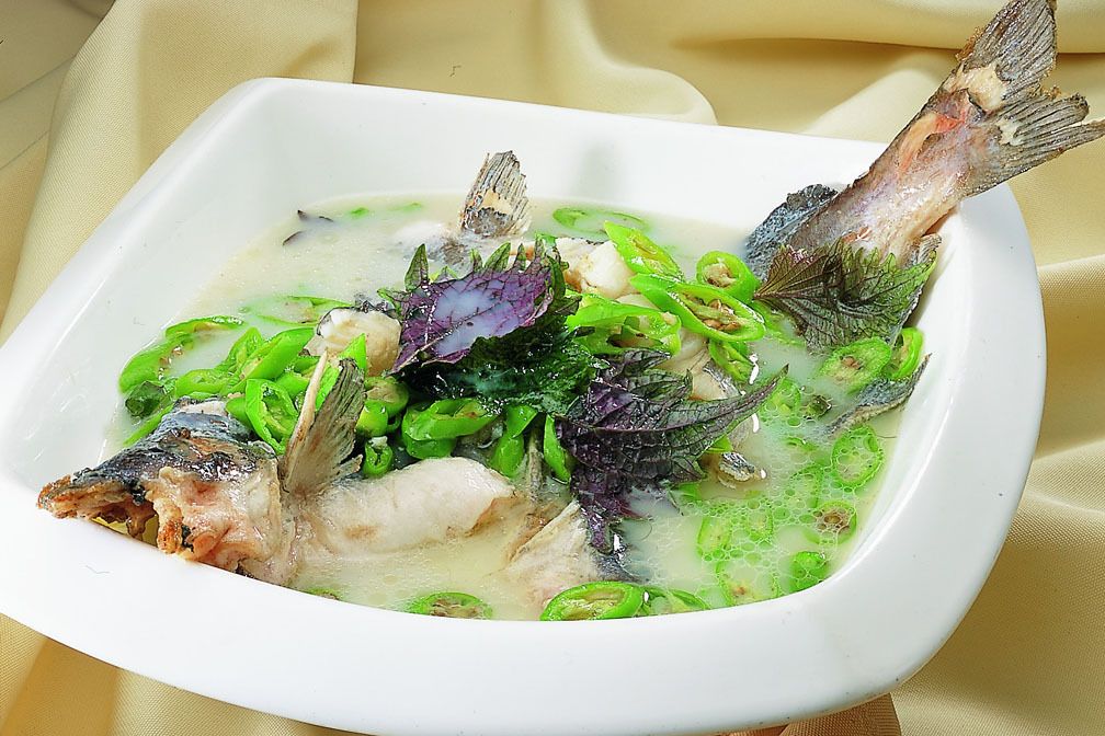 青椒鯽魚湯