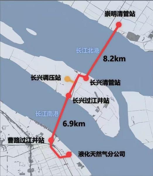 崇明島-長興島-浦東新區五號溝LNG站管道工程