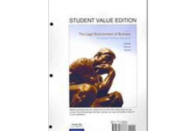 The Legal Environment of Business, Student Value Edition