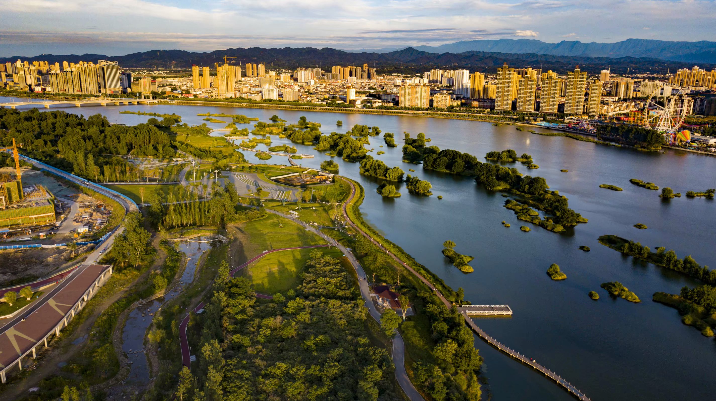 天漢濕地公園實景圖