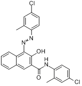 N-（4-氯-2-甲基苯基）-4-[（4-氯-2-甲基苯基）偶氮]-3-羥基-2-萘甲醯胺