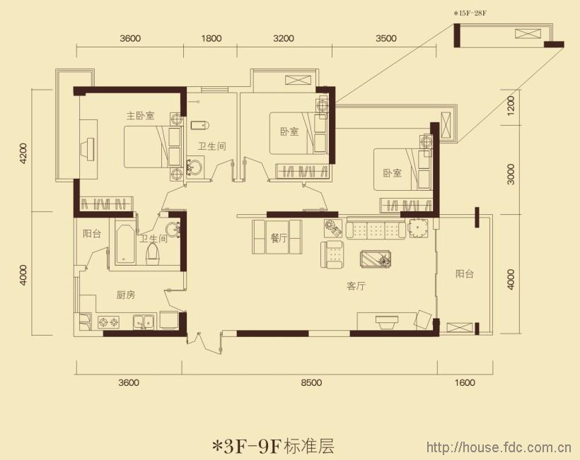 左岸美鄰戶型圖