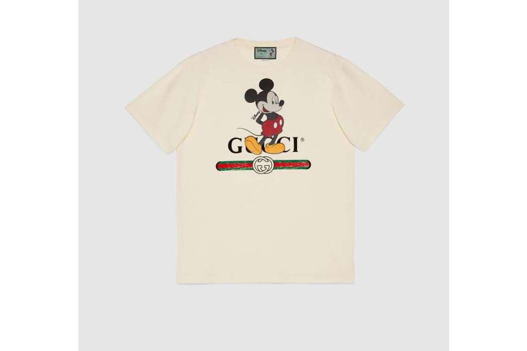 Disney x Gucci超大造型T恤