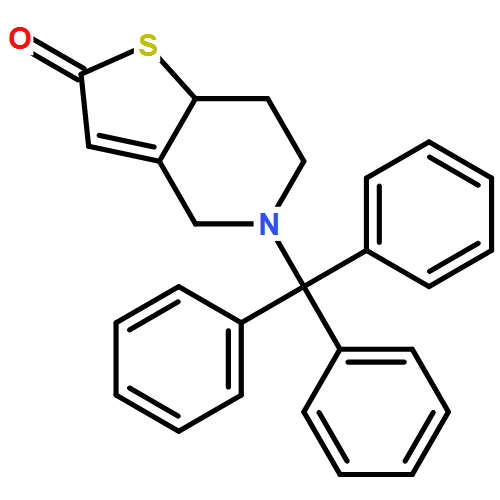 5,6,7,7A-四氫-5-（三苯甲基）噻吩並[3,2-C]吡啶酮