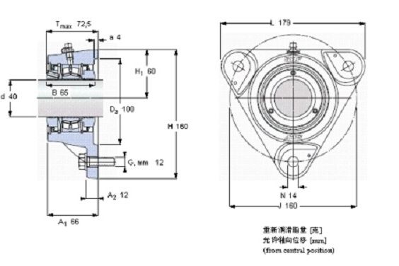 SKF FYNT40L軸承