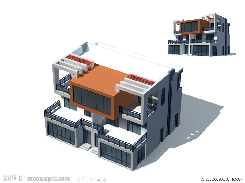 3dmax室外建模