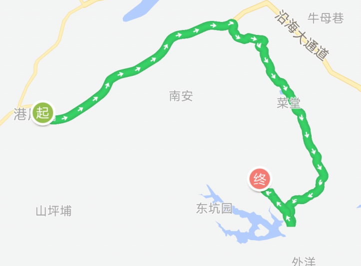 漳州公交龍海27路上行路線圖