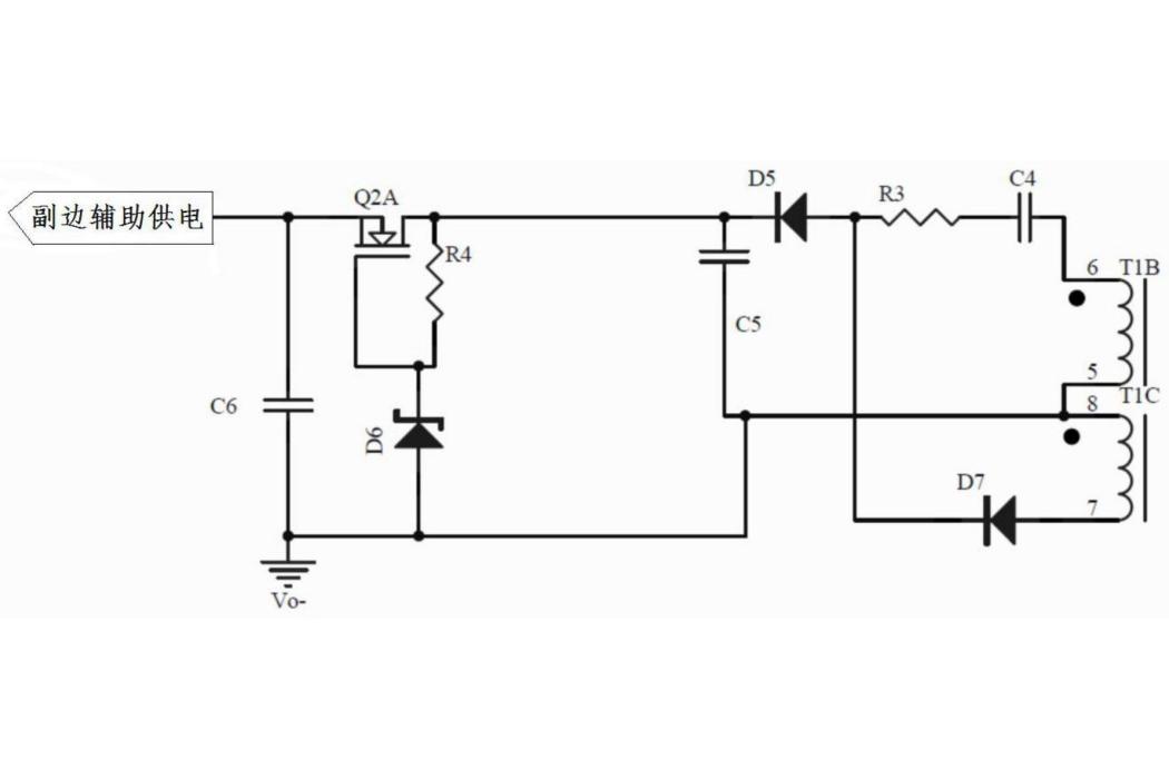 一種寬輸入範圍電源模組的輔助供電電路