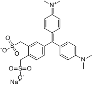 N-[4-[（3,4-雙磺酸甲基苯基）（4-二甲胺基苯基）亞甲基]-2,5-環己二烯-1-亞基]-N-甲基甲胺內鹽鈉鹽