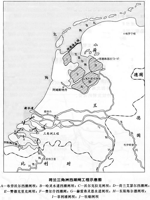荷蘭三角洲擋潮閘工程