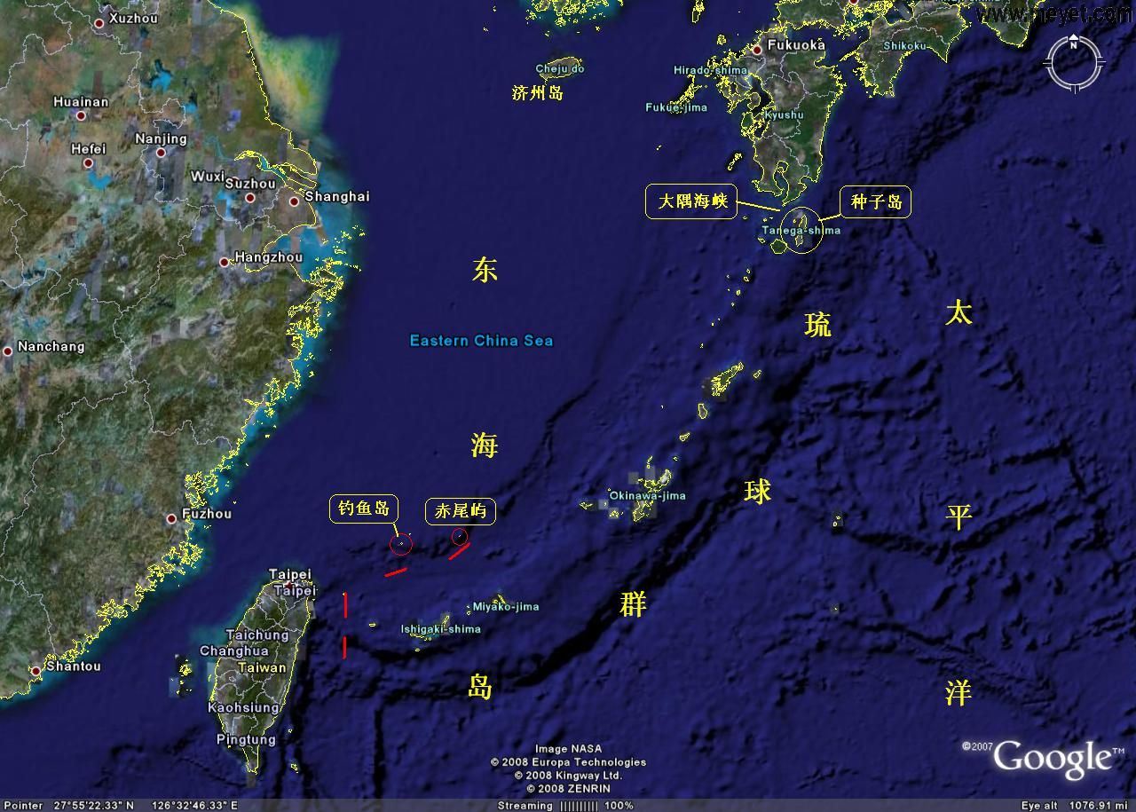 大隅群島地理位置