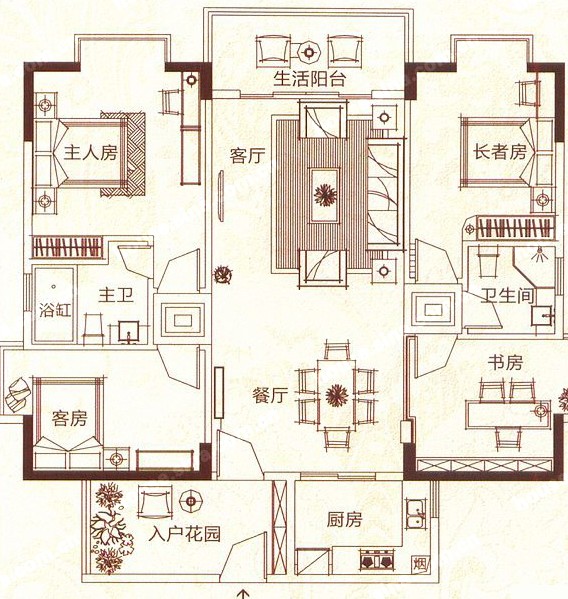 盛和新都會戶型圖