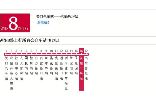 長沙公交瀏陽8路