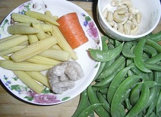 甜豆玉米筍