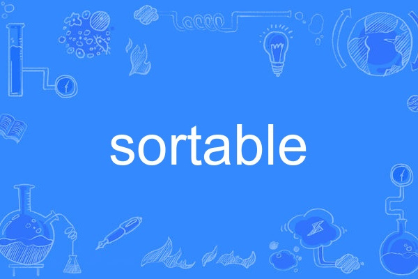 sortable