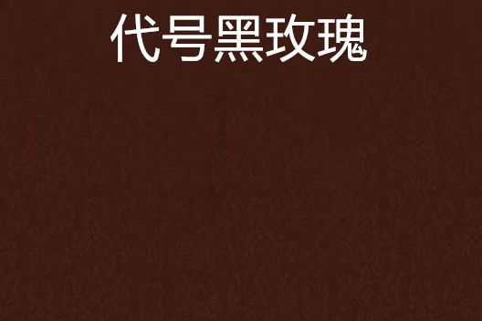 代號黑玫瑰(若浠創作的網路小說)