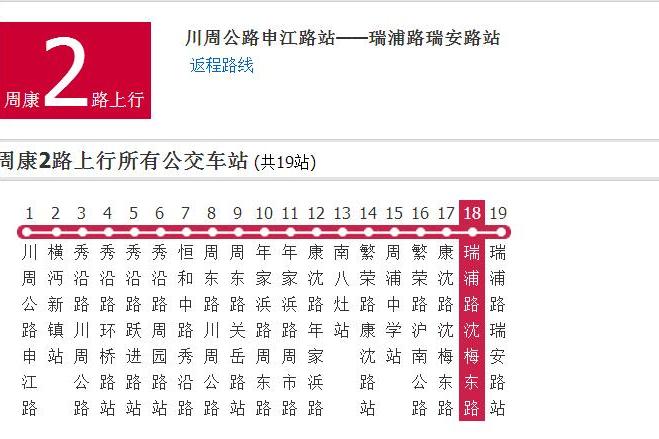 上海公交周康2路