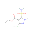 3-氯-5-氨基磺醯基-1-甲基吡唑-4-甲酸乙酯