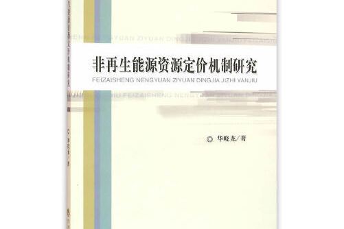 非再生能源資源定價機制研究