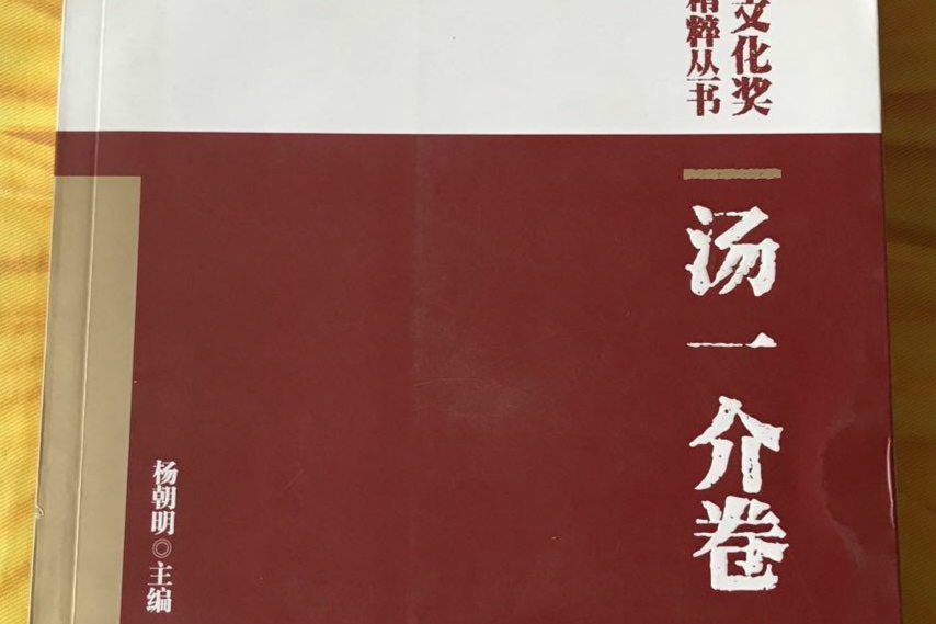 孔子文化獎學術精粹叢書·湯一介卷