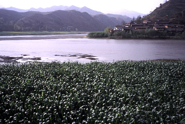 燕子砭兩江匯流