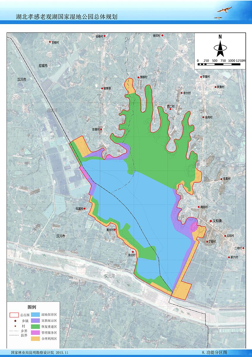 湖北孝感老觀湖國家濕地公園