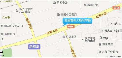 田園商務大廈交通圖