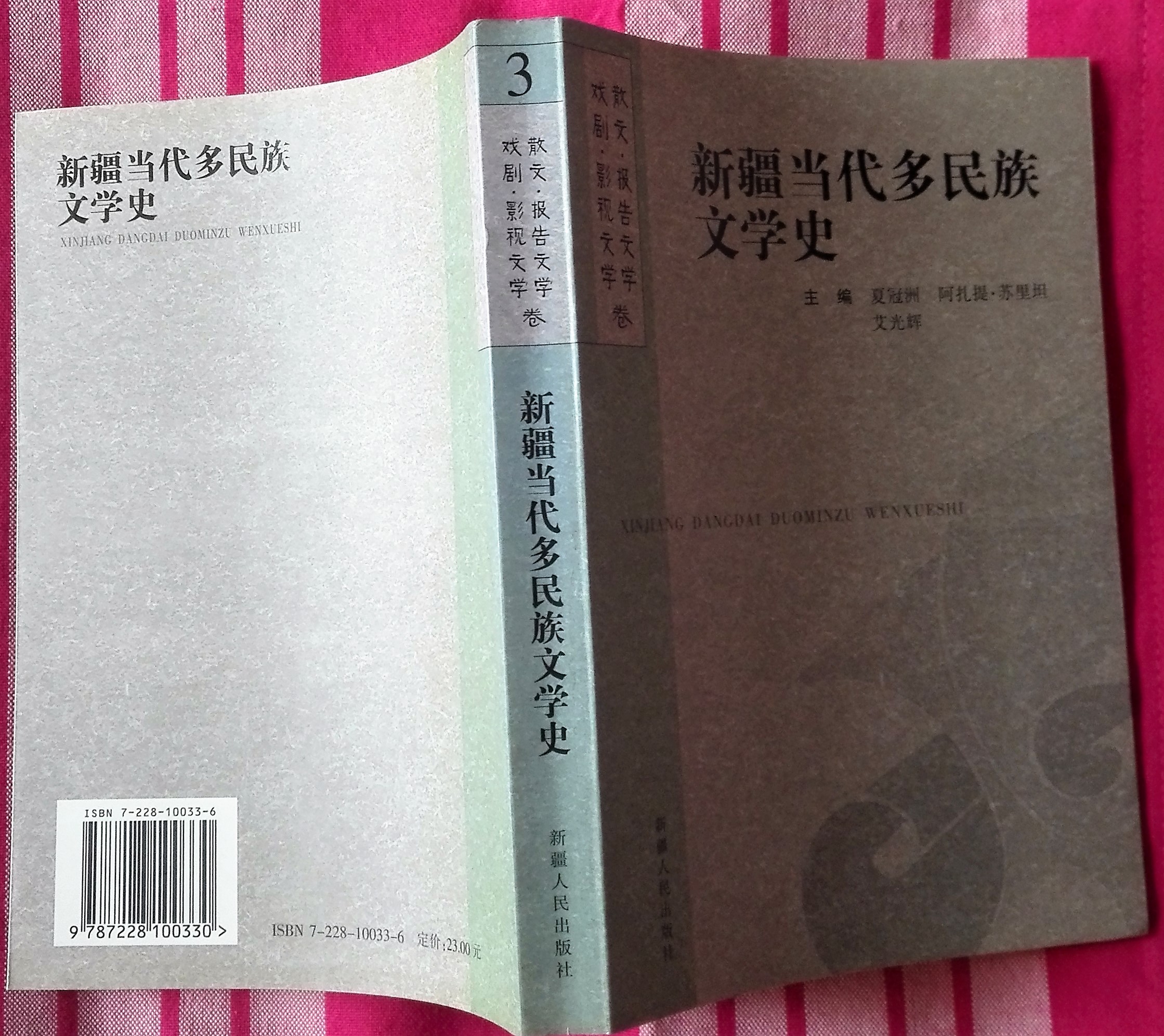 新疆當代多民族文學史：散文報告文學戲劇影視文學卷