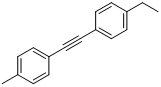 1-（4-甲基苯基）-2-（4-乙基苯基）乙炔