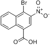 四溴-3-硝基-1-萘甲酸