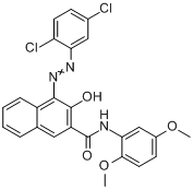 4-[（2,5-二氯苯基）偶氮]-N-（2,5-二甲氧基苯基）-3-羥基-2-萘甲醯胺