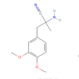 L-3-（3,4-二甲氧基苯基）-2-氨基-2-甲基丙腈鹽酸鹽