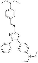 5-（4-二乙氨基-苯基）-3-[2-（4-二乙氨基-苯基）-乙烯基]-1-苯基-4,5-二氫-1H-吡唑