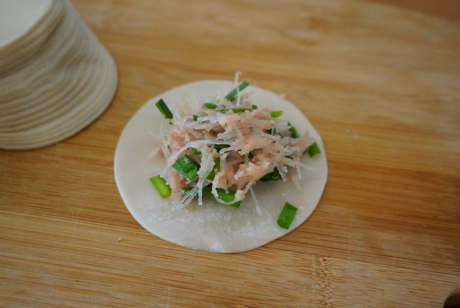 韭菜冰花餃子