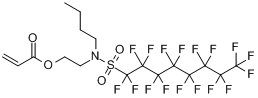 2-丙烯酸-2-[丁基[（十七氟辛基）-磺醯基]-氨基]-乙基酯