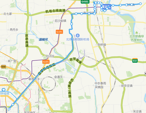 915路快車走向圖