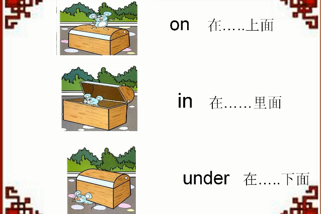 on in under 的套用