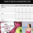 12 Steps to Raw Foods Daily Diet & Exercise Log