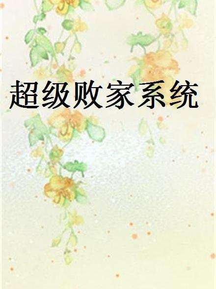 超級敗家系統(愛吃小糖人創作的網路小說)