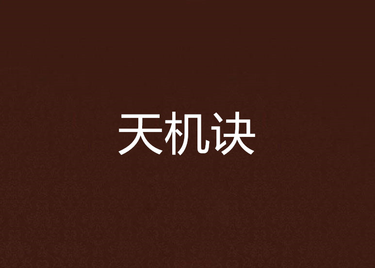 天機訣(小說)