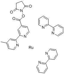 雙（聯吡啶）-4\x27-甲基-4-羰基吡啶釕-N-琥珀醯亞胺酯雙六氟磷酸酯