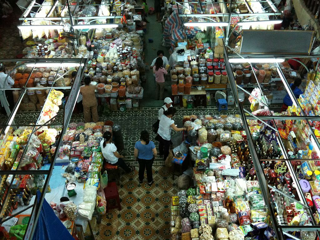 峴港Hàn市場內