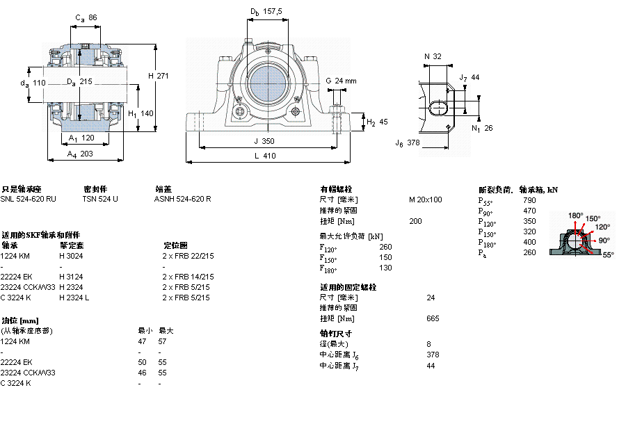 SKF SNL524TURU軸承