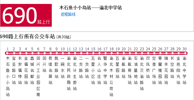 重慶公交690路