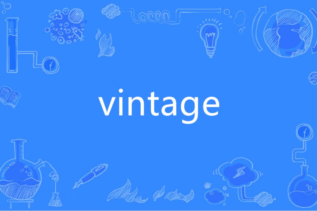 vintage(英語單詞)