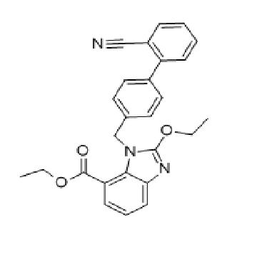 2-乙氧基-1-[[（2\x27-氰基聯苯-4-取代）甲基]苯並咪唑]-7-羧酸乙酯