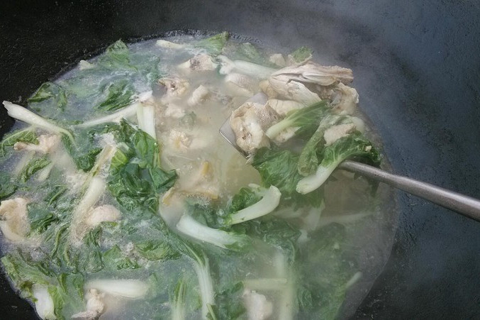 黃花魚瘦肉白菜湯