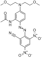 N-[5-[雙（2-甲氧基乙基）氨基]-2-[（2-氰基-4,6-二硝基苯基）偶氮]苯基]-乙醯胺