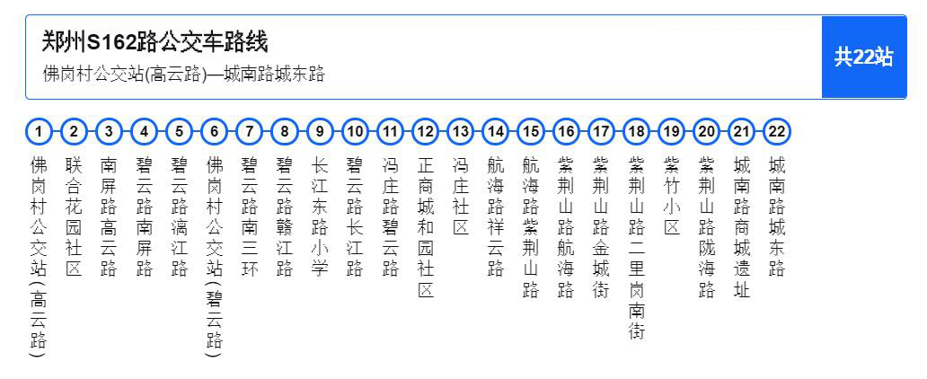 鄭州公交S162路