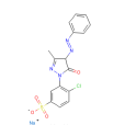 4-氯代-3-[4,5-二氫代-3-甲基-5-氧代-4-苯偶氮基-1H-吡唑-1-基]苯磺酸鈉